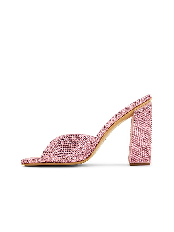 GIA BORGHINI x RHW Block Heel Mule in Light Pink | FWRD