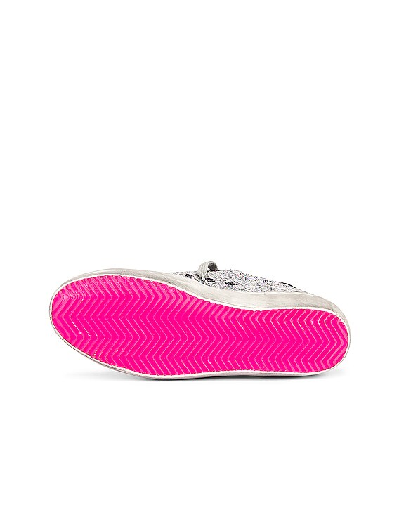 rainbow glitter superstar