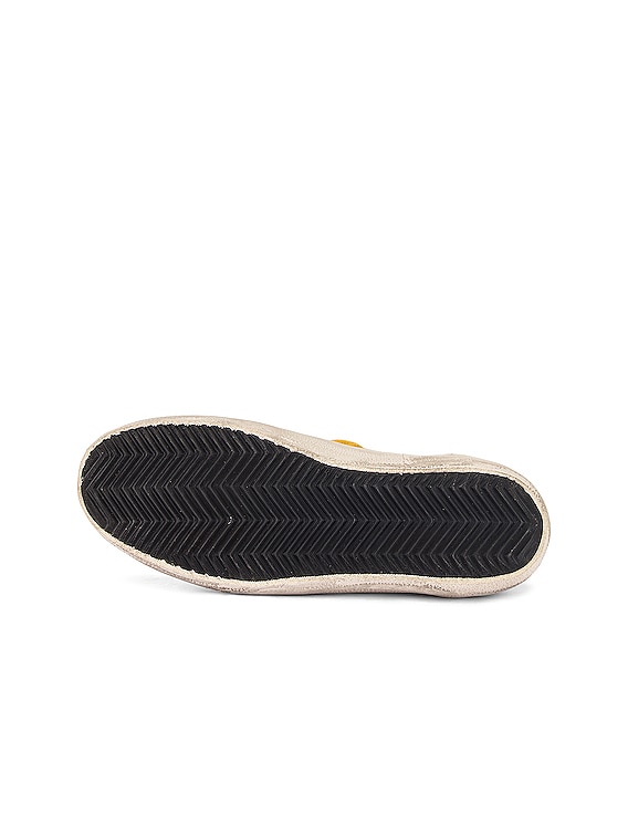 Golden Goose Mid Star Sneaker in White & Snake Print | FWRD