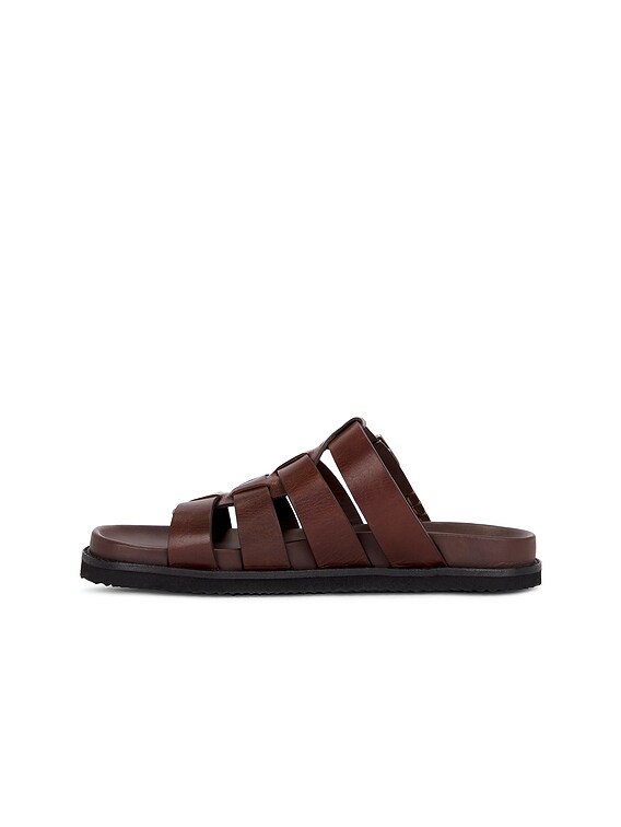 G.H.BASS Fisherman Sandal in Dark Tan | FWRD display picture 2