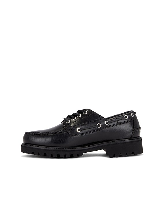 G.H.BASS Ranger Camp Moc In Leather in Black | FWRD