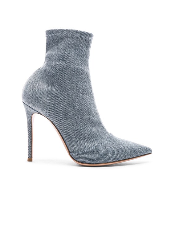 gianvito rossi denim booties