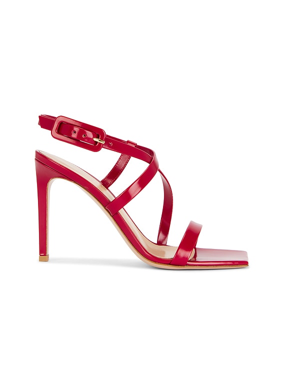 Gianvito Rossi Tokio Ankle Strap Sandal in Rouge | FWRD
