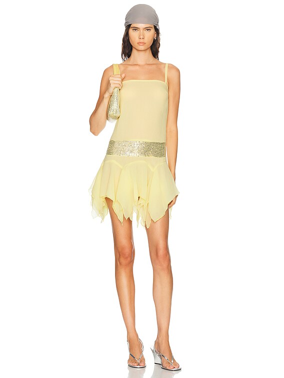 Gimaguas Leila Mini Dress in Yellow | FWRD