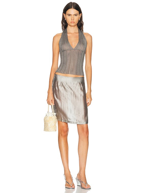 Gimaguas Plage Top in Grey | FWRD