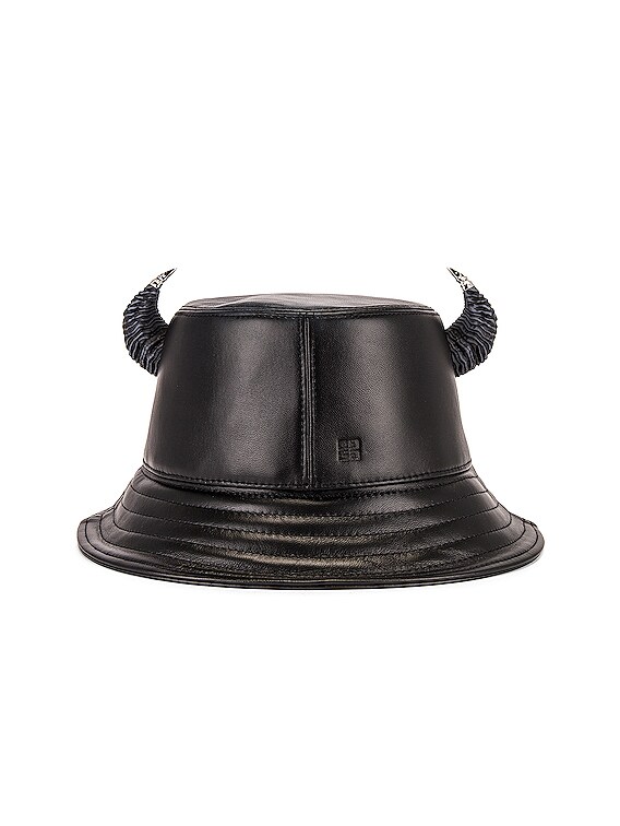 GIVENCHY Leather Cap w/Horns | eBay