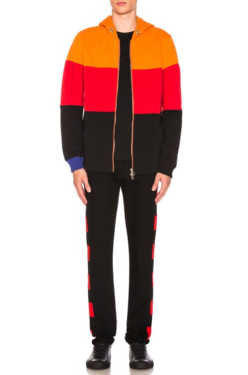 ボトムスその他 GIVENCHY FW19 PANTS WITH SIDE BANDS (BW50E111BN_001) Givenchy Side Band Jeans in Black | FWRD