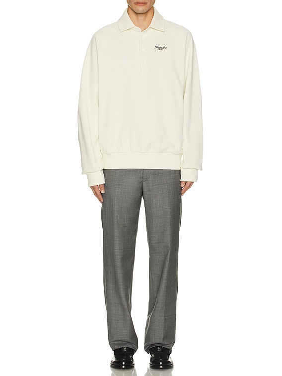 Givenchy Buttoned Raglan Sweatshirt in Ivory | FWRD