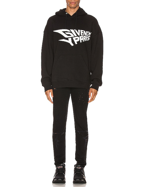Givenchy Glow In The Dark Hoodie in Black | FWRD