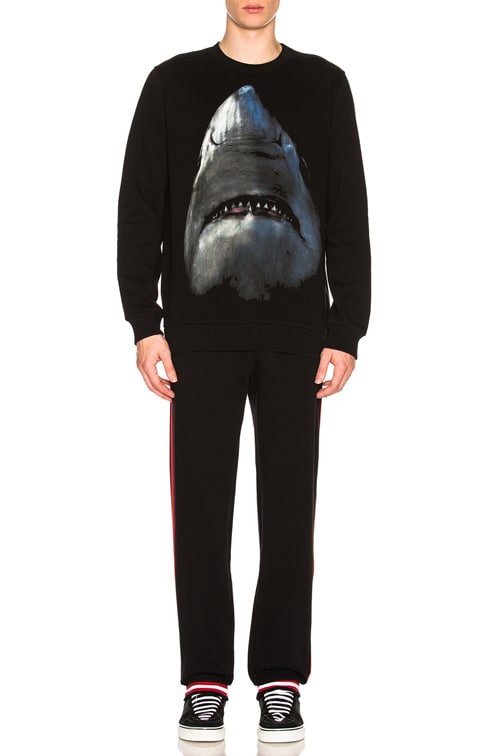 givenchy shark crewneck