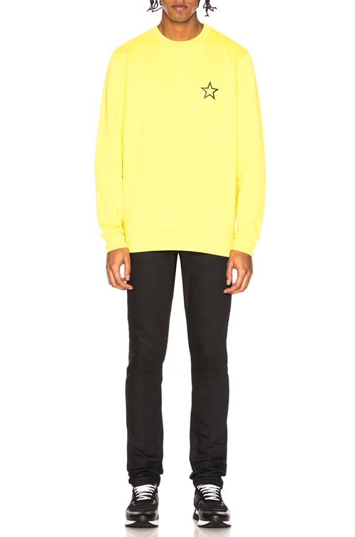 yellow star sweatshirt