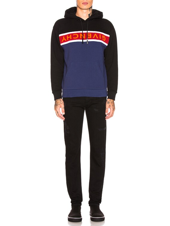 Givenchy towelling sales band hoodie