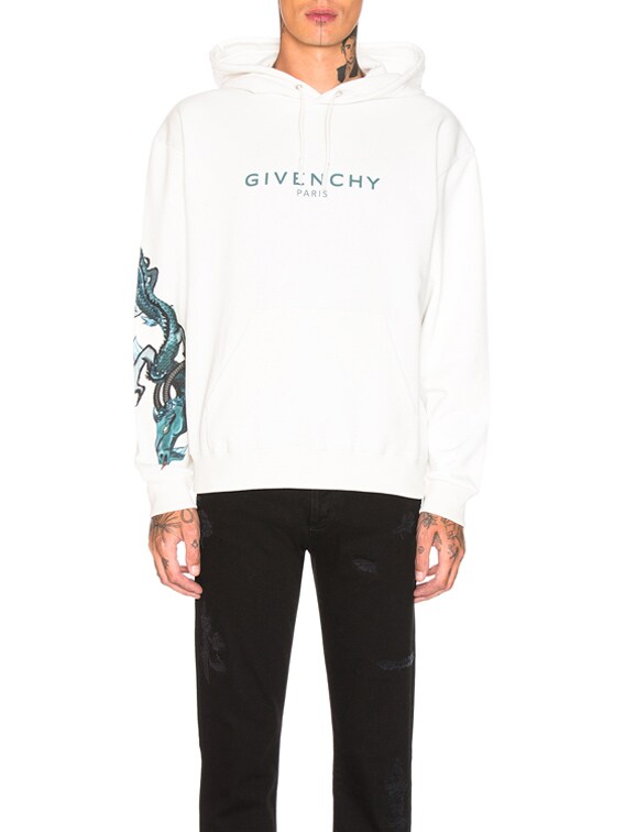 givenchy white dragon hoodie cheap online