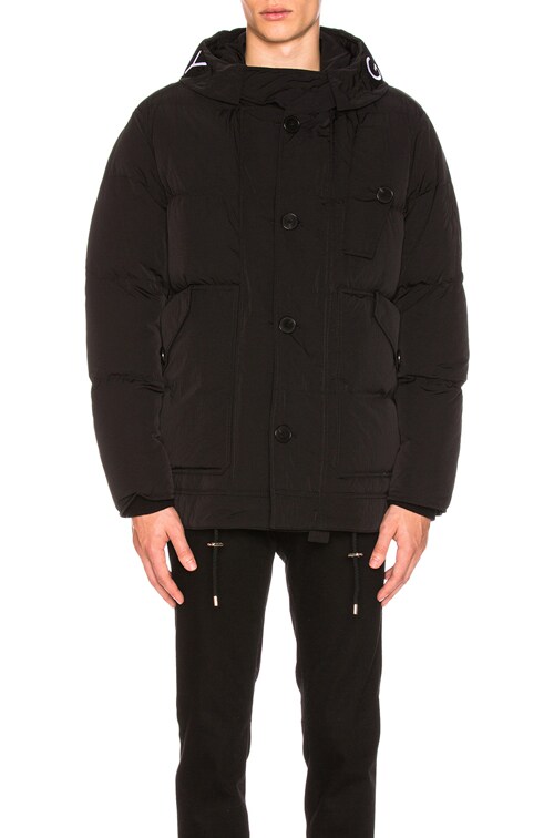 givenchy hooded down parka