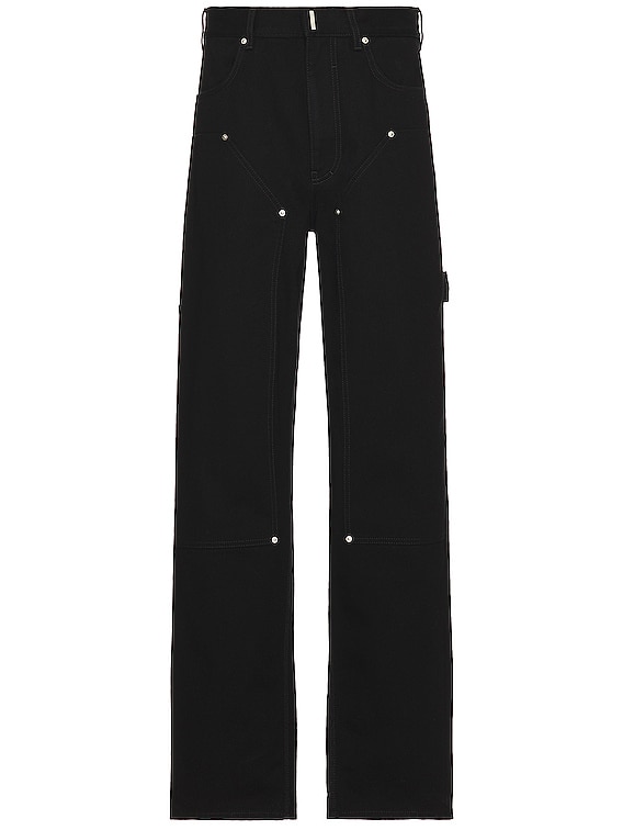 Givenchy Studded Carpenter Pant in Black | FWRD