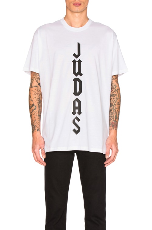 Givenchy Judas Tee in White | FWRD