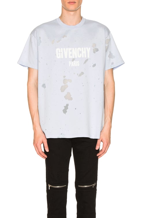 Givenchy Distressed Logo T-Shirt in 