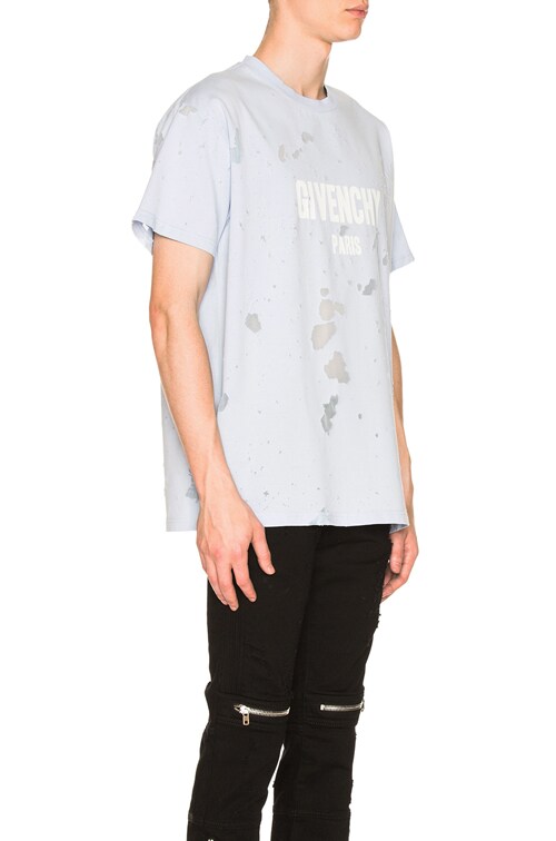 light blue givenchy t shirt