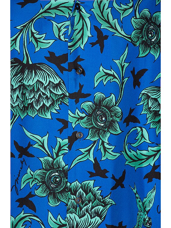 Givenchy Hawaii Shirt in Electric Blue & Mint Green | FWRD