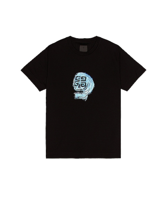 Givenchy X Josh Smith Black 4g Skull-print Cotton T-shirt