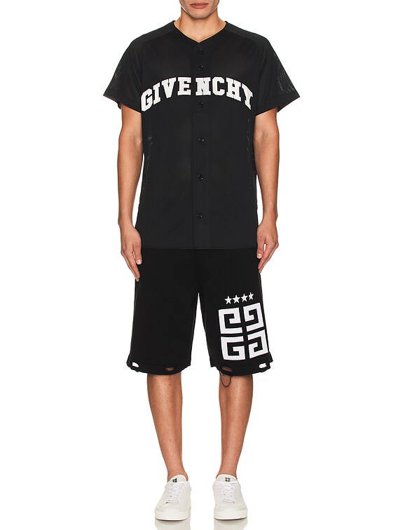 Givenchy Baseball Shirt in Black | FWRD