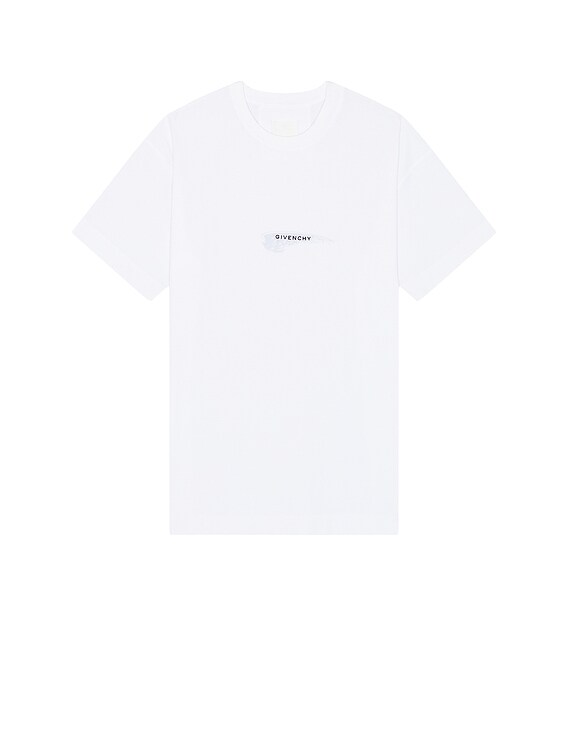 Givenchy Standard Short Sleeve Base T-Shirt in White | FWRD