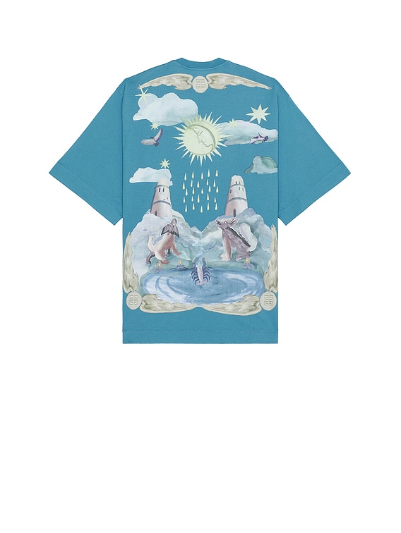 【関税込み】Givenchy ブルー スタジオフィット Tシャツ Blue Studio Fit T-Shirt by Givenchy on Sale