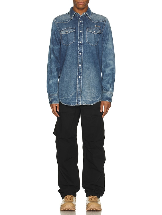 Givenchy American Denim Shirt in Ocean Blue | FWRD