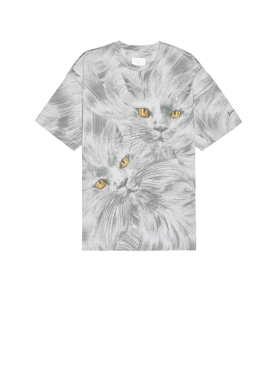 Givenchy Cat Heads T-Shirt in Multicolor | FWRD