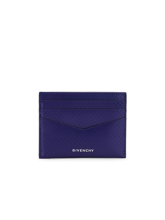 GIVENCHY 2X3 CC CARD HOLDER BK6099K1MM カードケース 4G Canvas and Leather Card Holder 2x3cc - Black – Feature