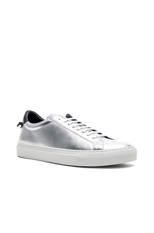 givenchy silver sneakers