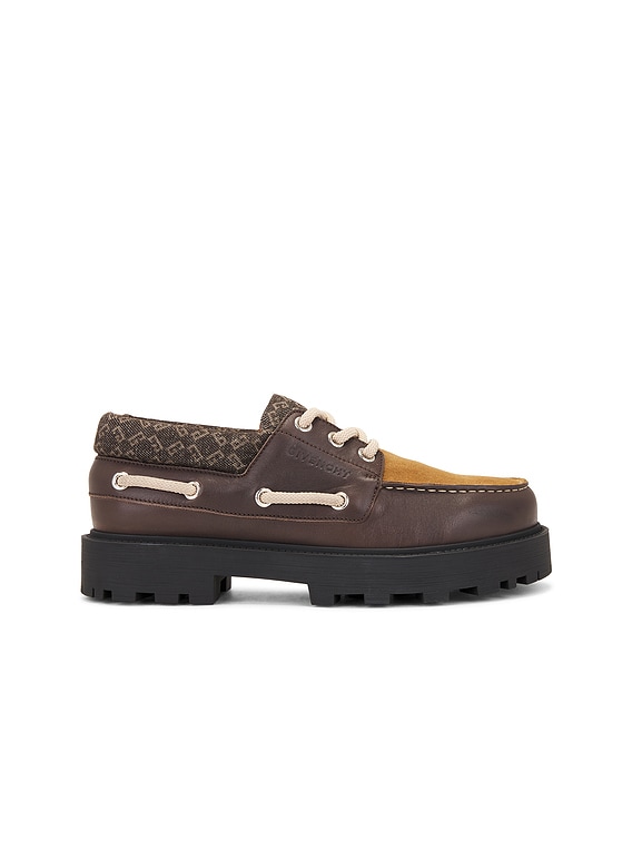 Givenchy Storm Boat Shoe in Chocolate | FWRD