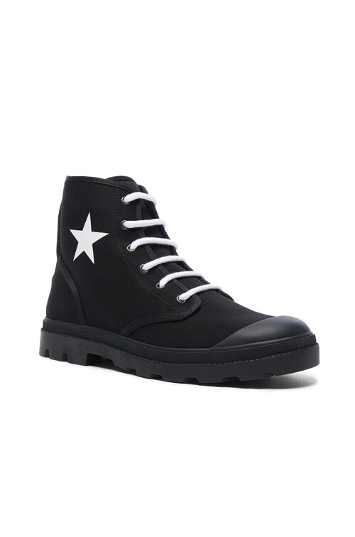 Givenchy Canvas Star Sneaker Boots in 
