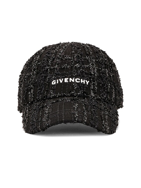 Givenchy Small Curved Cap in Black | FWRD