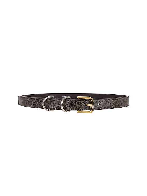 Givenchy Voyou Belt in Walnut Brown