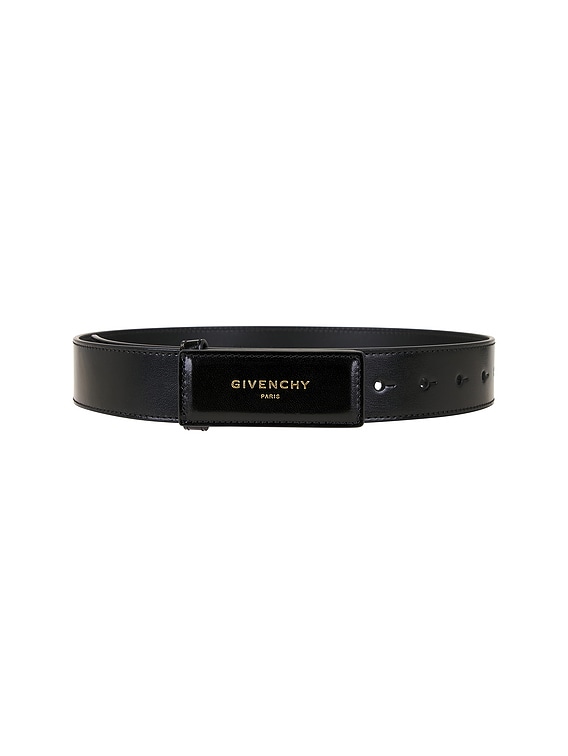 Givenchy Logo Belt in Black | FWRD
