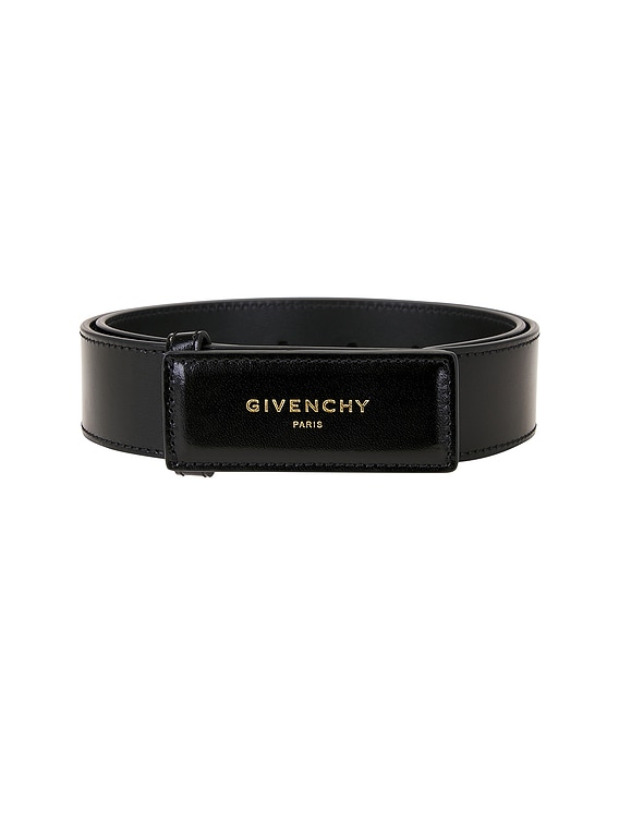 Givenchy Logo Belt in Black | FWRD