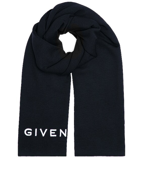 Wool And Cashmere Logo Scarf in Beige - Givenchy