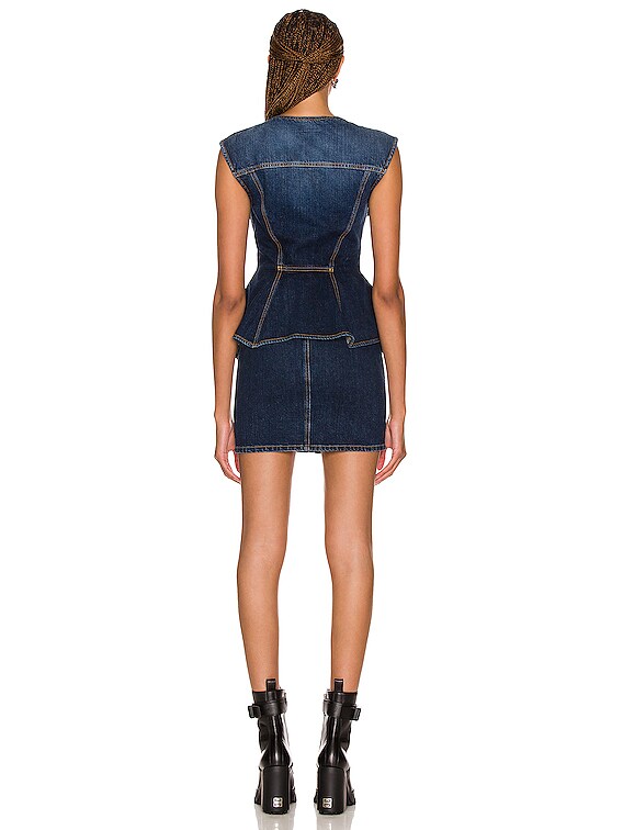 ワンピース GIVENCHY Woman Dress Denim BW22D0516D 457 Givenchy Mini Dress in Black | FWRD