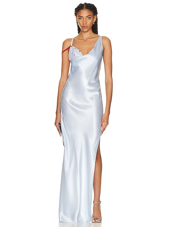Amryn Draped A Line Gown – THEIA