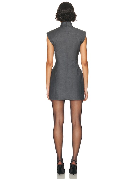 grey sheath dress with jacket mary-orton-memorandum-30-dresses -30-days-series-fall-winter-day-3-business-interview-workwear-formal-glen-plaid-suit- sheath-dress-jacket - MEMORANDUM
