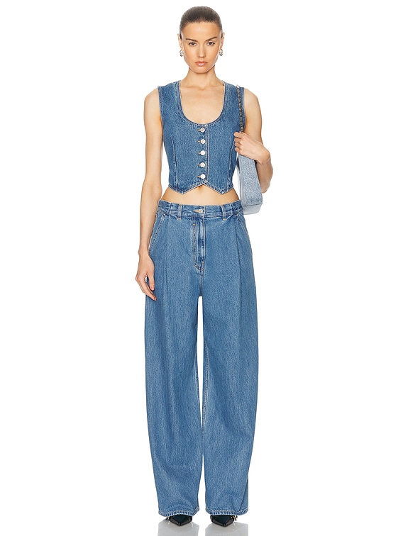 GIVENCHY DEEP BLUE コットン デニム デニム Givenchy デニム - Deep Blue | FWRD