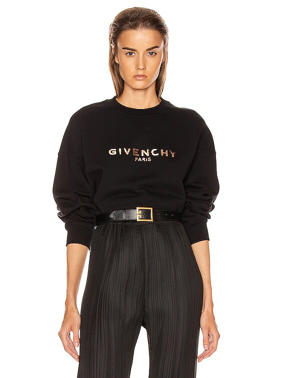Givenchy Cropped Oversized Sweatshirt 