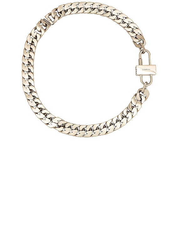 Lock Chain Necklace in Silver - Givenchy
