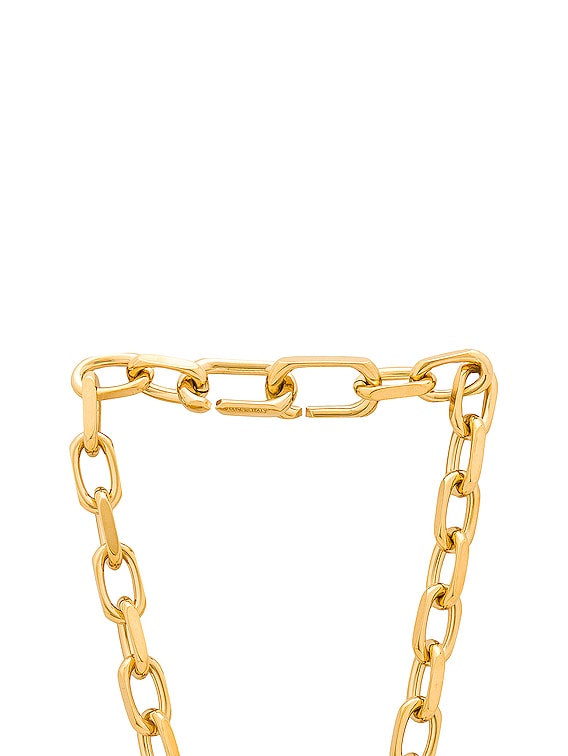 Givenchy Gold Mini Lock Necklace