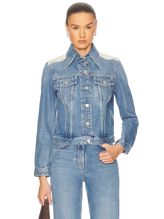 Givenchy Denim Jacket in Denim Blue | FWRD