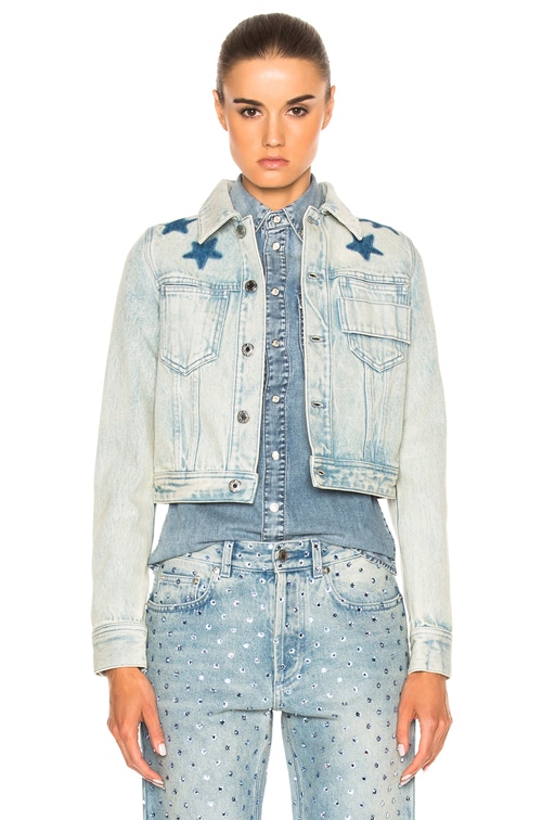 Givenchy star outlet denim jacket