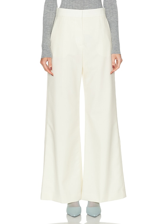 パンツ GIVENCHY WHITE LINEN WIDE-LEG PANT Givenchy Pleated Wide Leg Trousers | Neiman Marcus