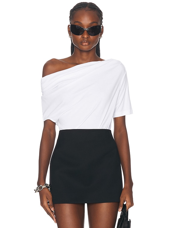 お歳暮 のし Givenchy Off The Shoulder Top in White | FWRD トップス