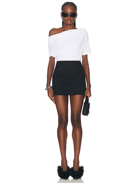 Givenchy Off The Shoulder Top in White | FWRD